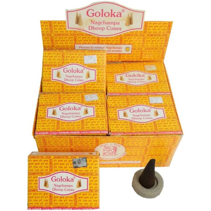 Incienso Goloka Nag Champa hecho a mano
