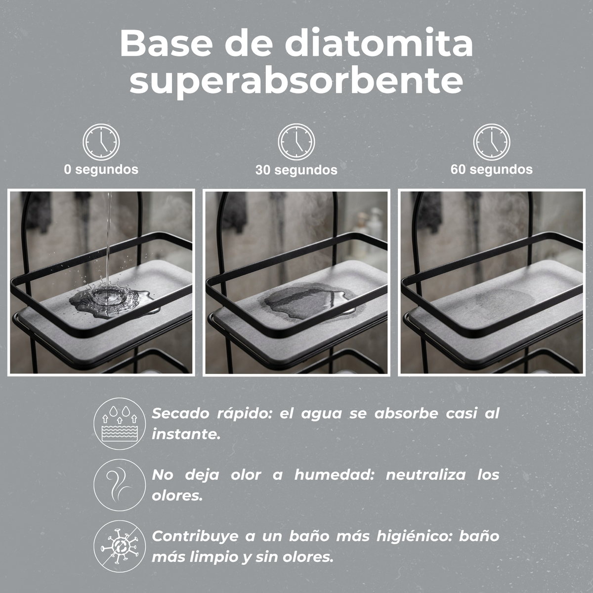 Organizador de Ducha Doble sin Taladro Mafi Home