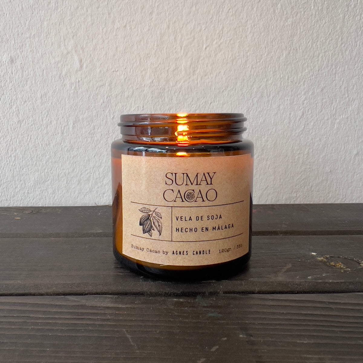 Vela Artesanal de Soja Sumay Cacao