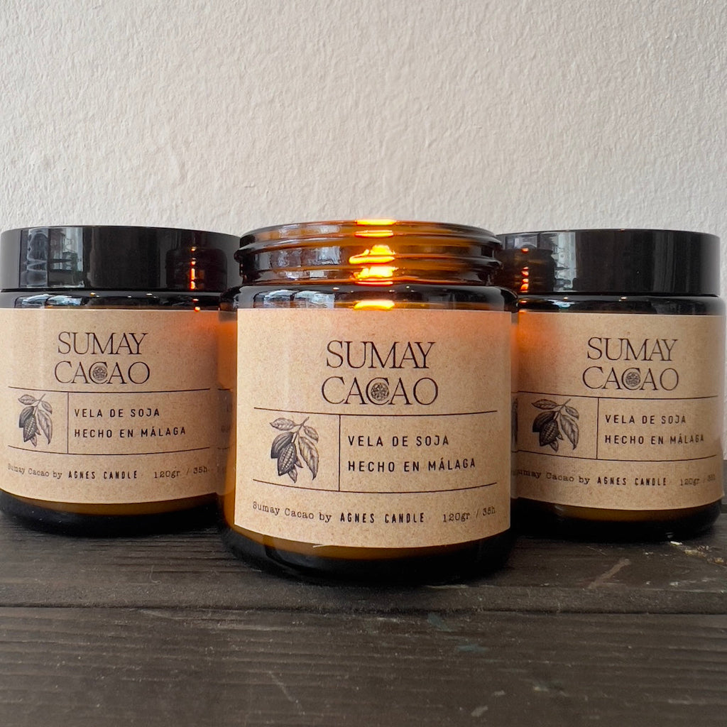 Vela Artesanal de Soja Sumay Cacao