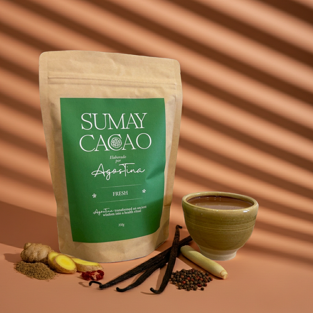 Fresh — Cacao con jengibre, cayena, lemongrass y vainilla - 350 g picado