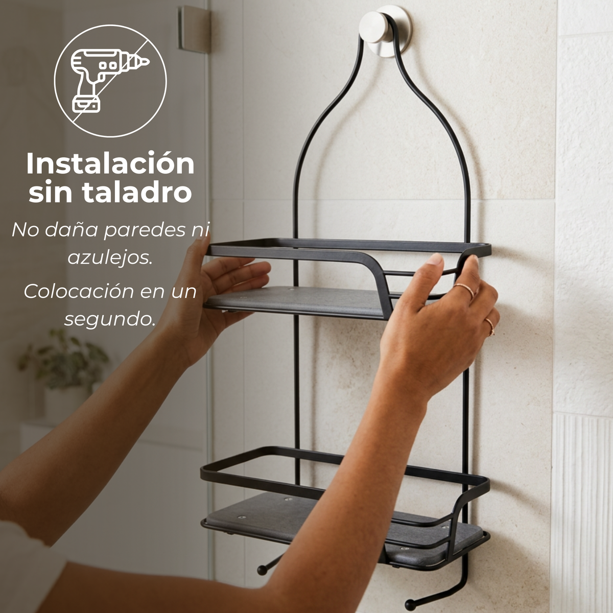 Organizador de Ducha Doble sin Taladro Mafi Home