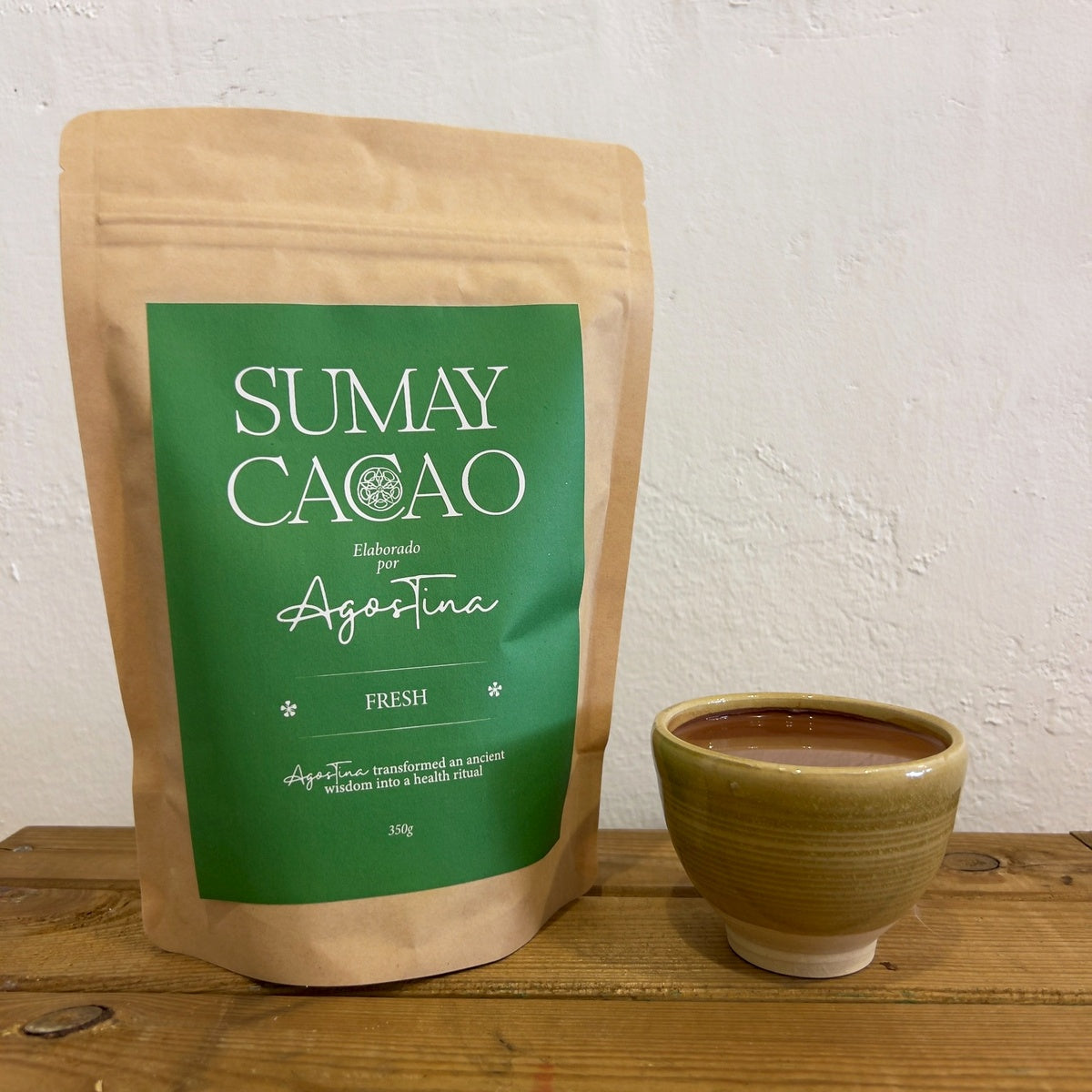 Fresh — Cacao con jengibre, cayena, lemongrass y vainilla - 350 g picado