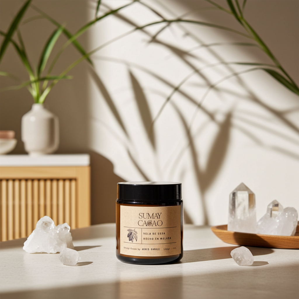 Vela Artesanal de Soja Sumay Cacao