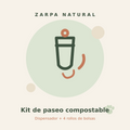Kit de paseo con bolsas compostables Zarpa Natural